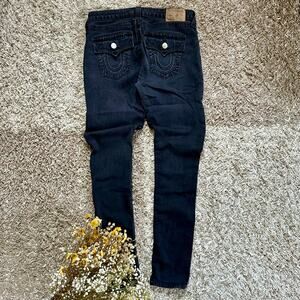 True Religion Black Denim Skinny Leggings Women’s Size 32